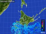 2015年06月28日の北海道地方の雨雲レーダー