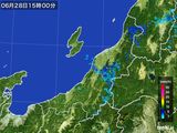 雨雲レーダー(2015年06月28日)