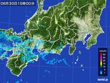 雨雲レーダー(2015年06月30日)