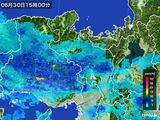 雨雲レーダー(2015年06月30日)