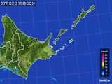 2015年07月02日の道東の雨雲レーダー