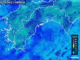 雨雲レーダー(2015年07月04日)