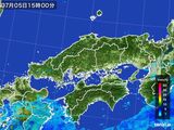 雨雲レーダー(2015年07月05日)