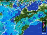雨雲レーダー(2015年07月06日)