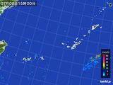 雨雲レーダー(2015年07月08日)