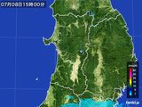 雨雲レーダー(2015年07月08日)