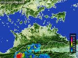 雨雲レーダー(2015年07月10日)
