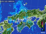 雨雲レーダー(2015年07月12日)