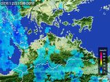 雨雲レーダー(2015年07月12日)