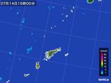 2015年07月14日の鹿児島県(奄美諸島)の雨雲レーダー