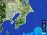 雨雲レーダー(2015年07月15日)