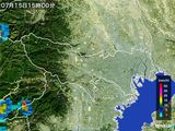 雨雲レーダー(2015年07月15日)