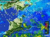 雨雲レーダー(2015年07月16日)