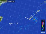 雨雲レーダー(2015年07月17日)