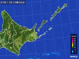 雨雲レーダー(2015年07月17日)