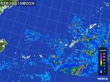 雨雲レーダー(2015年07月19日)