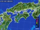 雨雲レーダー(2015年07月19日)