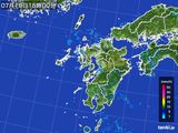 雨雲レーダー(2015年07月19日)