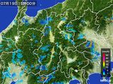 2015年07月19日の長野県の雨雲レーダー