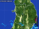 雨雲レーダー(2015年07月20日)
