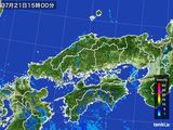 雨雲レーダー(2015年07月21日)