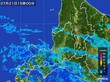 雨雲レーダー(2015年07月21日)