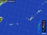 雨雲レーダー(2015年07月24日)