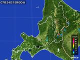 雨雲レーダー(2015年07月24日)