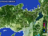 雨雲レーダー(2015年07月24日)