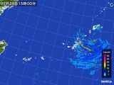 雨雲レーダー(2015年07月25日)