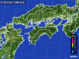 雨雲レーダー(2015年07月25日)