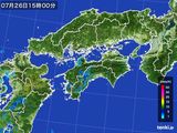 雨雲レーダー(2015年07月26日)