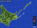 2015年07月27日の道東の雨雲レーダー