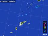 2015年07月28日の鹿児島県(奄美諸島)の雨雲レーダー