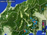 2015年08月01日の長野県の雨雲レーダー