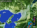 雨雲レーダー(2015年08月04日)