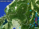 2015年08月06日の岐阜県の雨雲レーダー