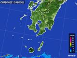 2015年08月06日の鹿児島県の雨雲レーダー