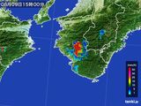 2015年08月09日の和歌山県の雨雲レーダー