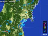 2015年08月12日の宮城県の雨雲レーダー