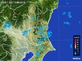 雨雲レーダー(2015年08月13日)