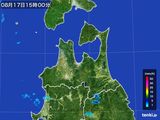 雨雲レーダー(2015年08月17日)