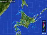 2015年08月18日の北海道地方の雨雲レーダー