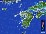 2015年08月19日の九州地方の雨雲レーダー