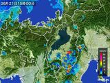 雨雲レーダー(2015年08月21日)