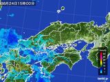 雨雲レーダー(2015年08月24日)