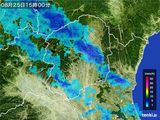 雨雲レーダー(2015年08月25日)