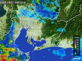 雨雲レーダー(2015年08月25日)