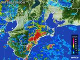 雨雲レーダー(2015年08月25日)