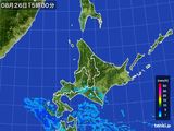 2015年08月26日の北海道地方の雨雲レーダー